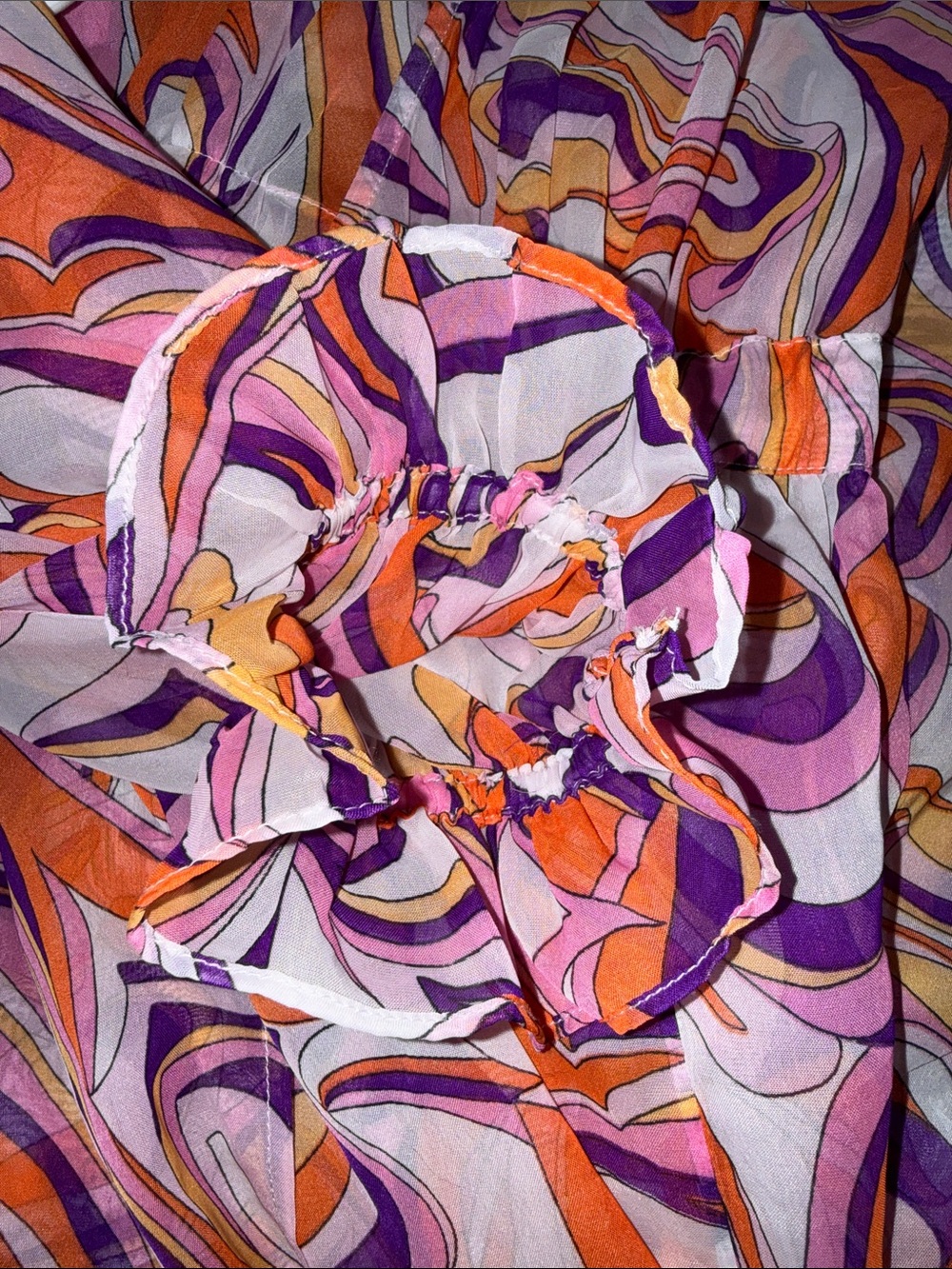 Express Boho Retro Sheet Swim Cover Up - Picture 7 of 7